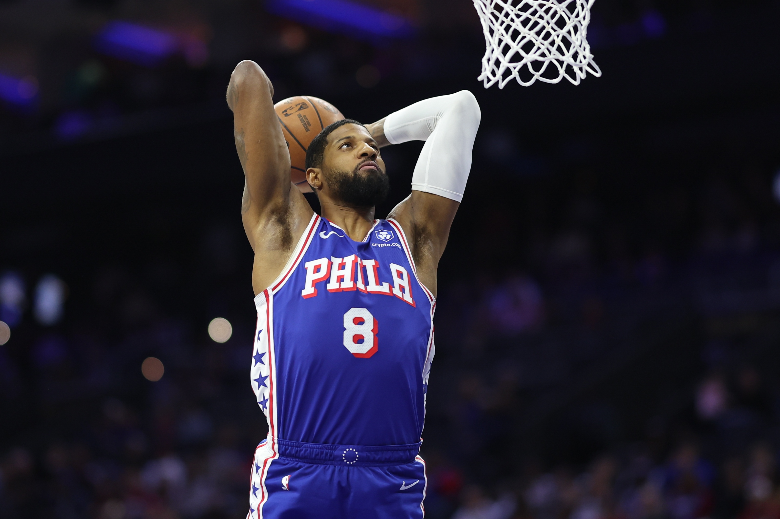 納斯盛贊喬治領(lǐng)導(dǎo)力與全面進攻 回歸后76人3勝1負(fù)