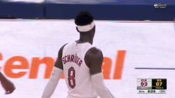 騎士客場(chǎng)力克勇士鎖定季后賽 斯特魯斯6記三分哈登關(guān)鍵拋投