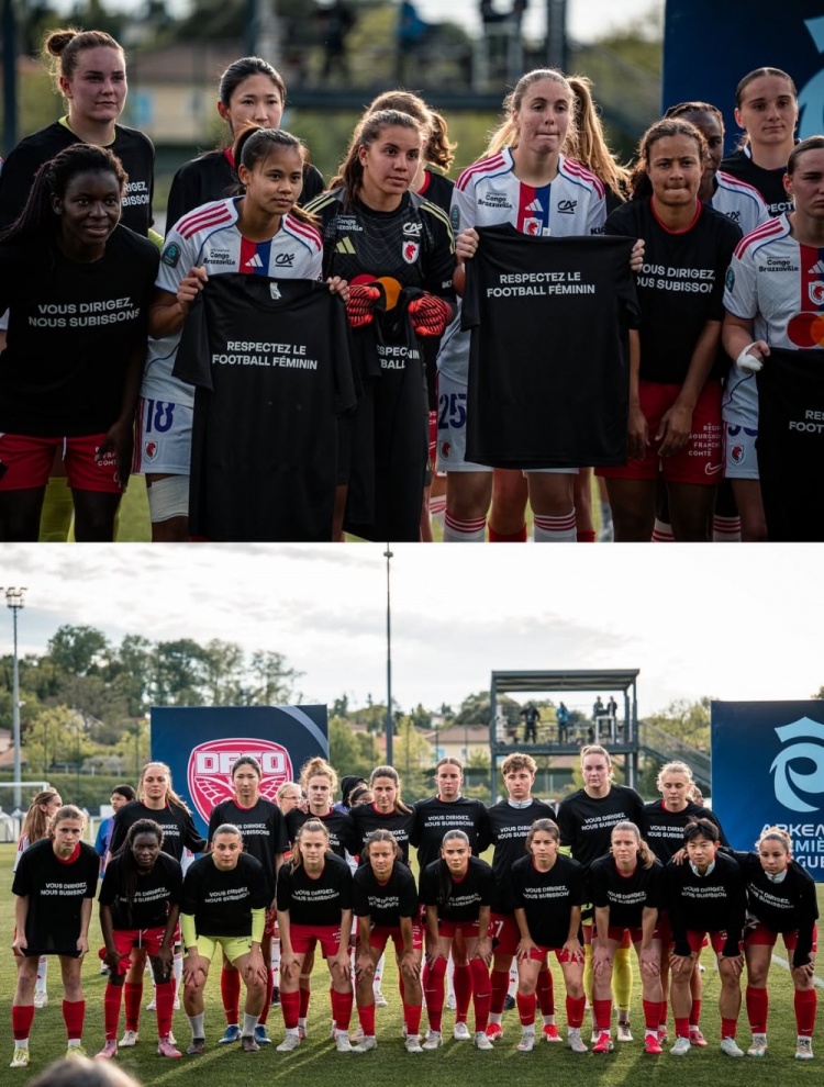 第戎女足面臨解散，全隊賽前遮擋隊徽抗議