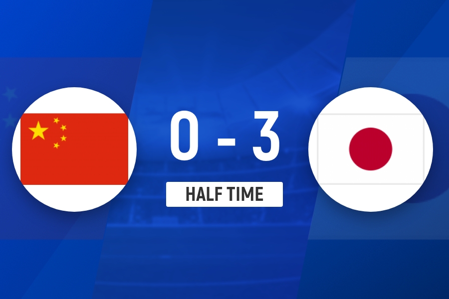 U17國(guó)足半場(chǎng)0-3日本：控球率僅兩成零射門，門將秦子牛三次失誤送禮