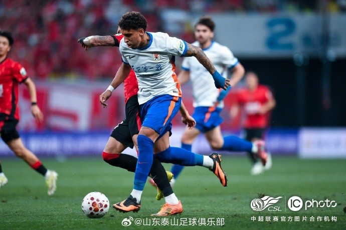 泰山客場0-1蓉城，五輪連勝終結(jié)