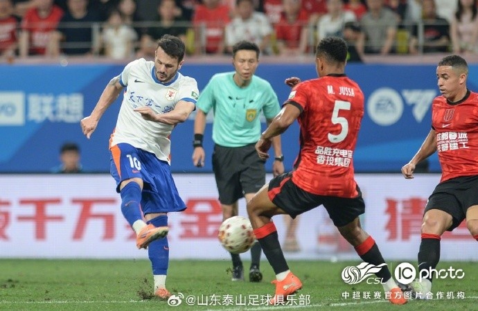 泰山客場0-1蓉城，五輪連勝終結(jié)